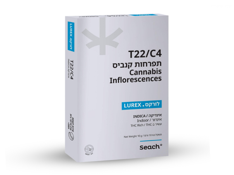קנאביס רפואי תפרחת לורקס - T22/C4 - Lurex שיח מדיקל לילה - אינדיקה