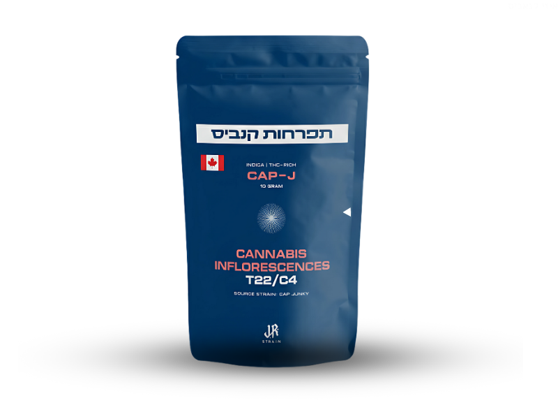 קנאביס רפואי תפרחת קאפ ג'יי - T22/C4 - CAP J טוגדר פארמה לילה - אינדיקה