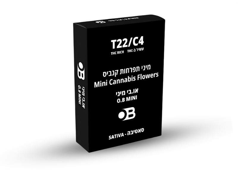 קנאביס רפואי תפרחת או.בי מיני - T22/C4 - O.B Mini תיקון עולם יום - סאטיבה