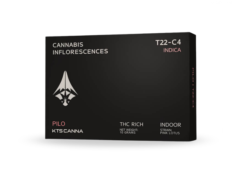קנאביס רפואי תפרחת פילו - T22/C4 - Pilo קנדוק לילה - אינדיקה