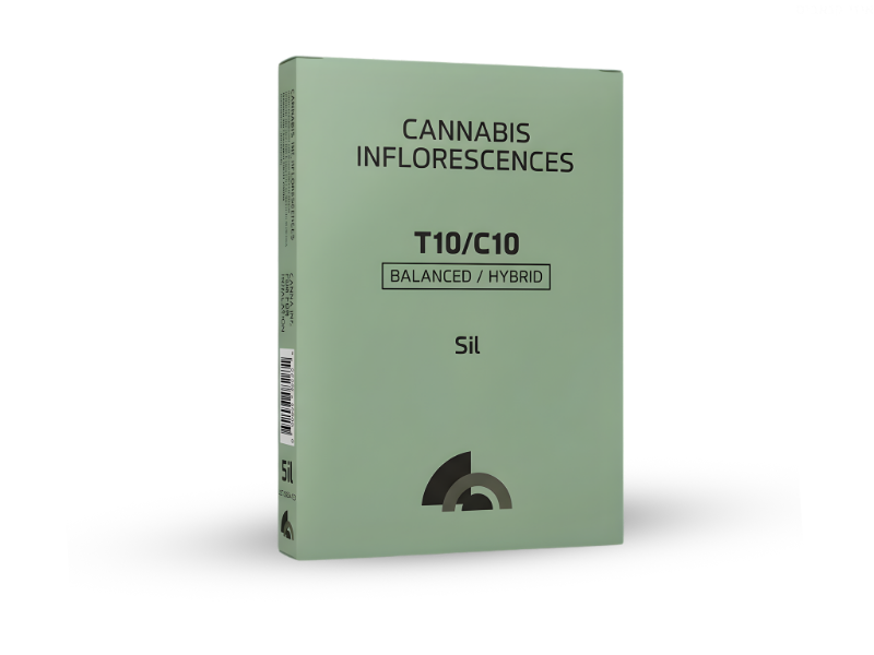 קנאביס רפואי תפרחת סיל - T10/C10 - Sil בזלת פארמה יום\לילה - היברידי