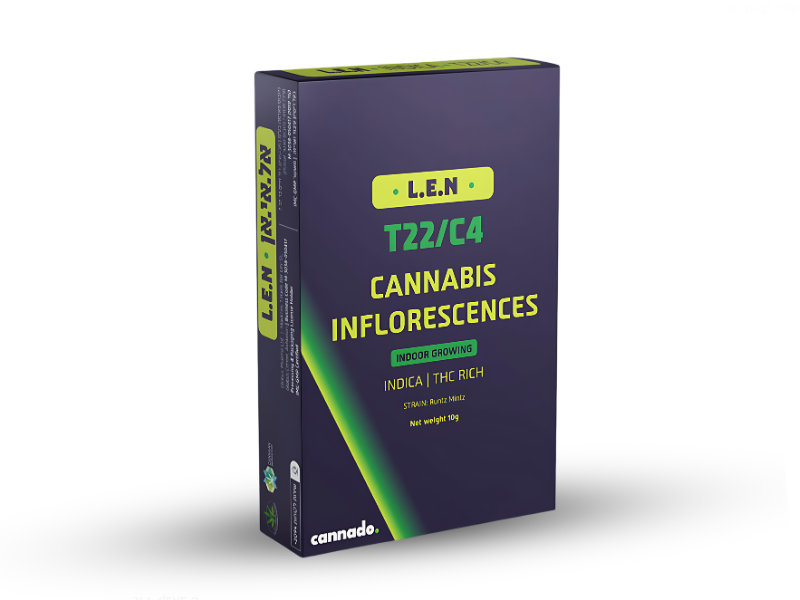 קנאביס רפואי תפרחת אל.אי.אן - T22/C4 - L.E.N טוגדר פארמה לילה - אינדיקה