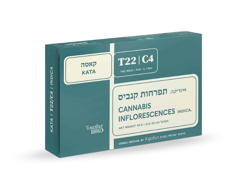 קנאביס רפואי תפרחת קאטה - T22/C4 - Kata טוגדר פארמה לילה - אינדיקה