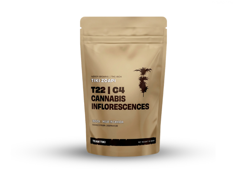 קנאביס רפואי תפרחת טיקי זואפי - T22/C4 - Tiki Zoapi טוגדר פארמה לילה - אינדיקה