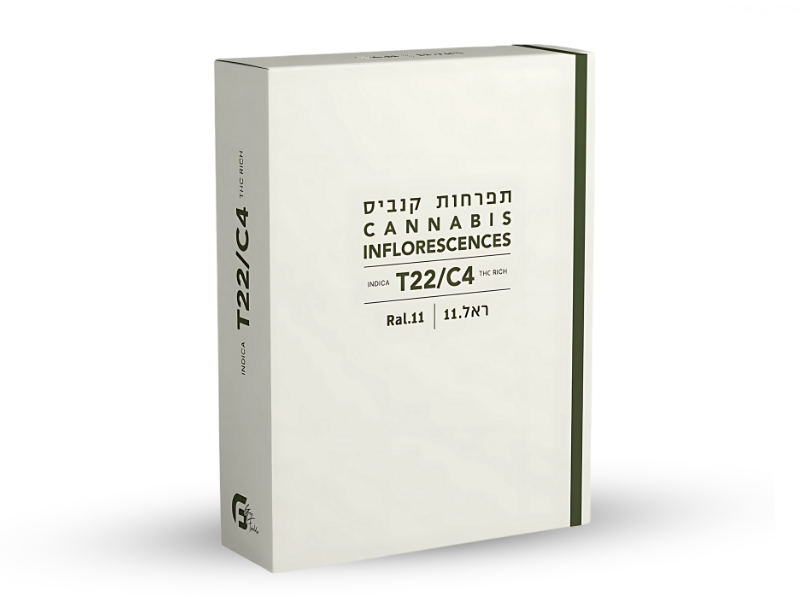 קנאביס רפואי תפרחת ראל.11 - T22/C4 - RAL.11 גרין פילדס יום - סאטיבה