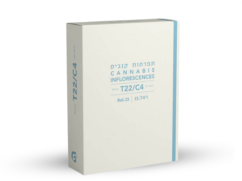 קנאביס רפואי תפרחת ראל.12 - T22/C4 - RAL.12 גרין פילדס לילה - אינדיקה