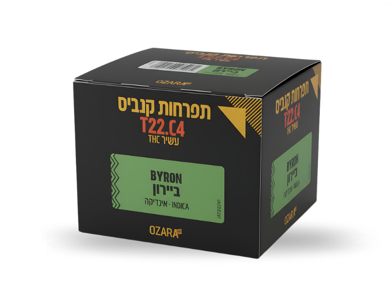 קנאביס רפואי תפרחת ביירון - T22/C4 - Byron בזלת פארמה לילה - אינדיקה