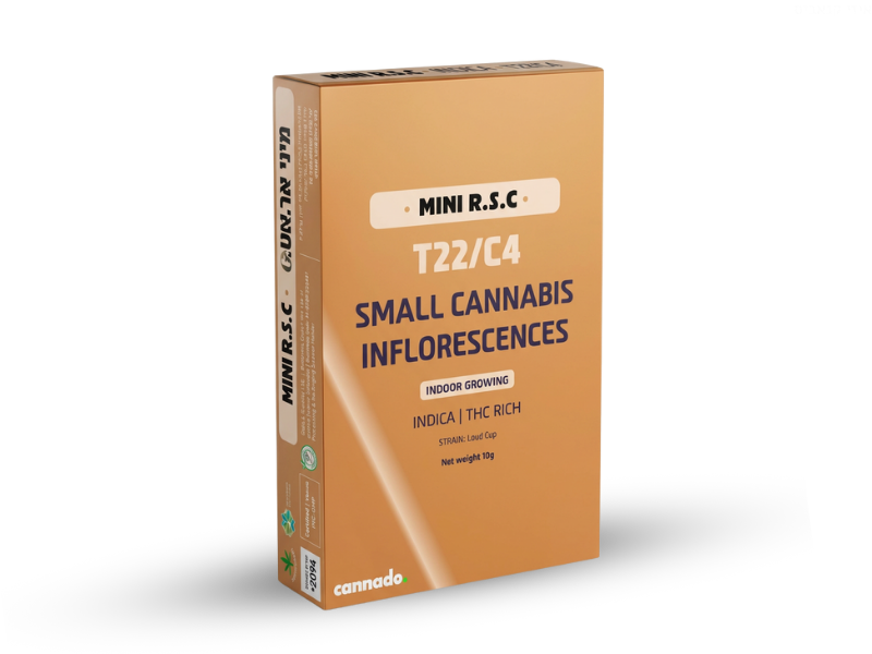 קנאביס רפואי תפרחת אר.אס.סי מיני - T22/C4 - R.S.C Mini טוגדר פארמה לילה - אינדיקה