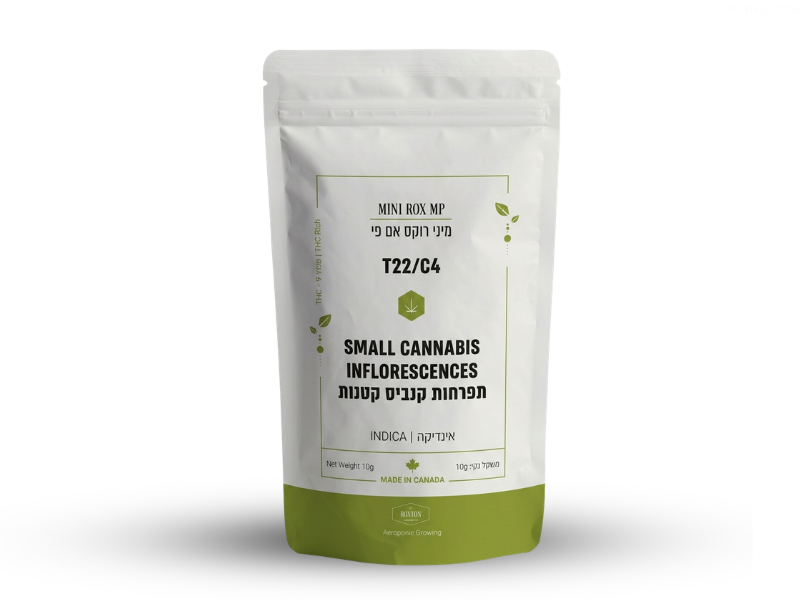 קנאביס רפואי תפרחת רוקס אם פי מיני - T22/C4 - Rox MP Mini טוגדר פארמה לילה - אינדיקה