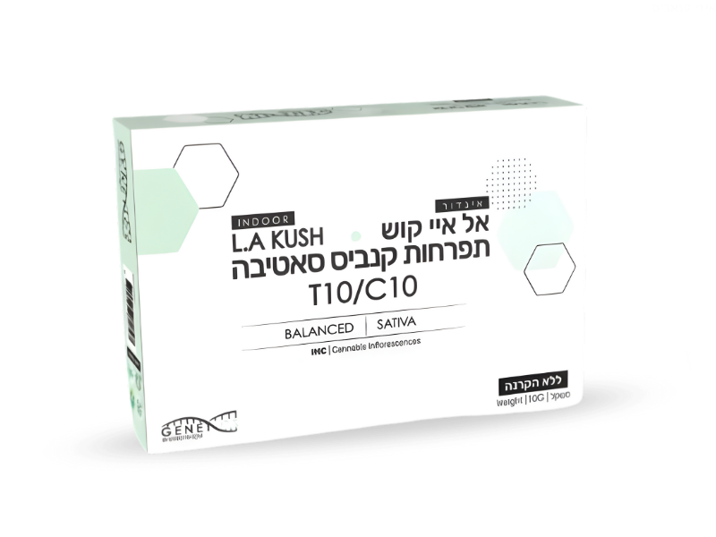 קנאביס רפואי תפרחת אל איי קוש - T10/C10 - L.A Kush גרינקום יום - סאטיבה