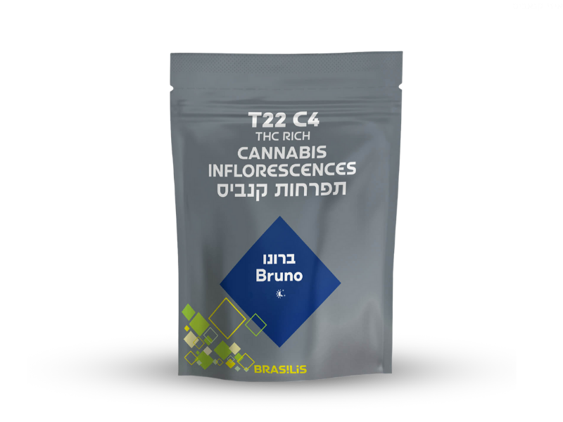 קנאביס רפואי תפרחת ברונו - T22/C4 - Bruno גרין פילדס יום - סאטיבה