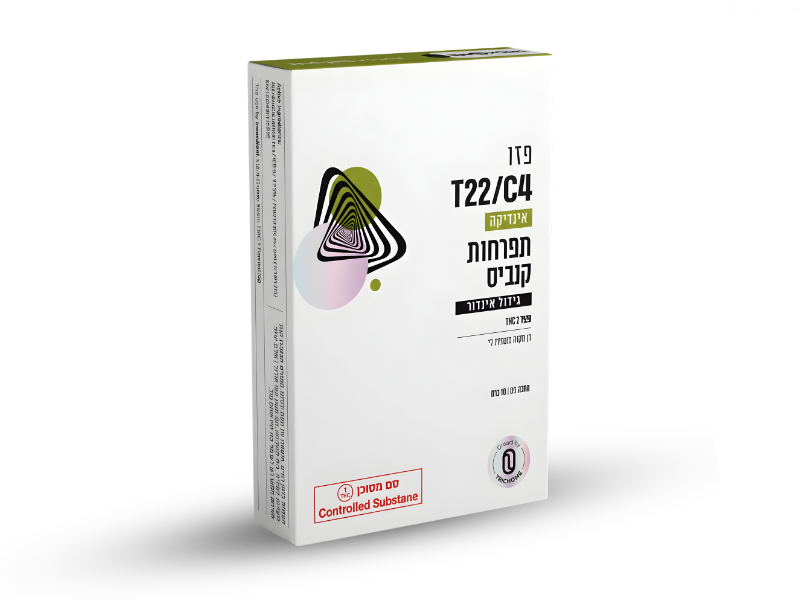 קנאביס רפואי תפרחת פזו - T22/C4 - Pezzo טריכום לילה - אינדיקה