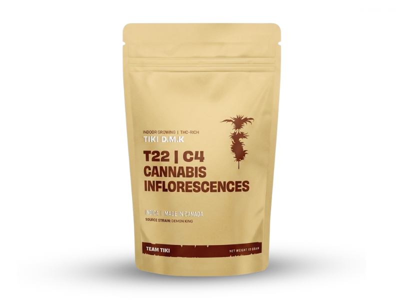 קנאביס רפואי תפרחת טיקי די.אם.קיי - T22/C4 - Tiki D.M.K טוגדר פארמה לילה - אינדיקה