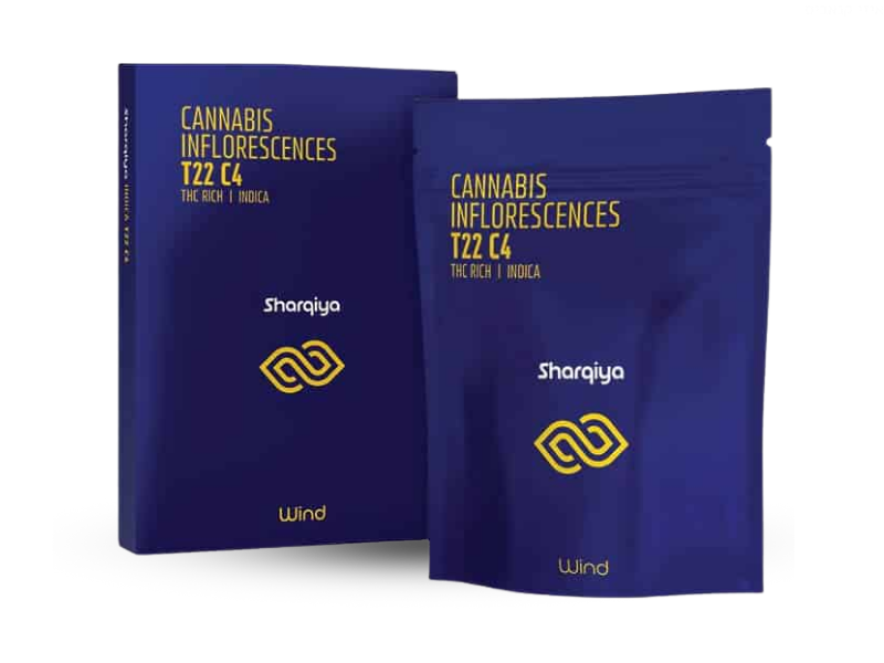 קנאביס רפואי תפרחת שרקייה - T22/C4 - SHARQIYA בזלת פארמה לילה - אינדיקה