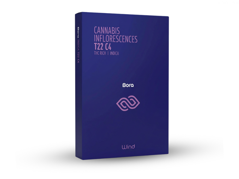 קנאביס רפואי תפרחת בורה - T22/C4 - BORA בזלת פארמה לילה - אינדיקה