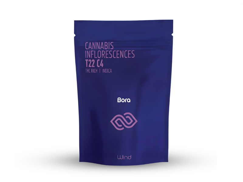קנאביס רפואי תפרחת בורה - T22/C4 - BORA בזלת פארמה לילה - אינדיקה