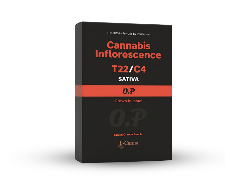 קנאביס רפואי תפרחת או.פי - T22/C4 - O.P אקזוטיקאנה יום - סאטיבה