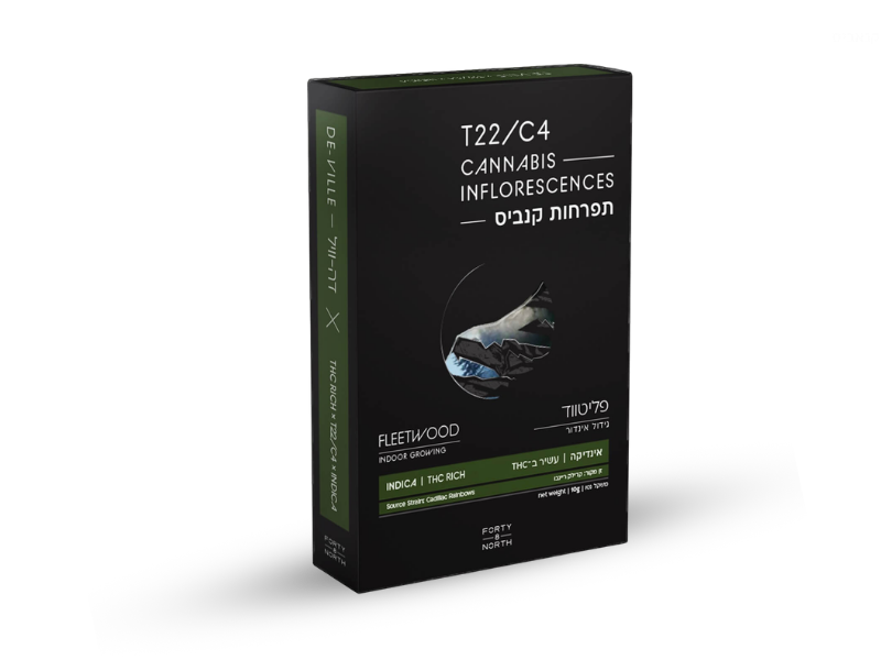 קנאביס רפואי תפרחת פליטווד - T22/C4 - FLEETWOOD טוגדר פארמה לילה - אינדיקה