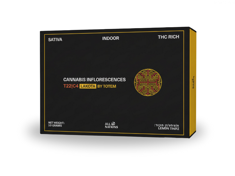 קנאביס רפואי תפרחת לקוטה - T22/C4 - Lakota קנדוק יום - סאטיבה