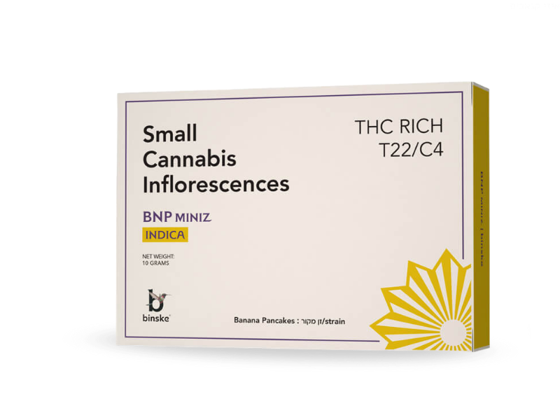קנאביס רפואי תפרחת בי.אן.פי סמול - T22/C4 - BNP Small טוגדר פארמה לילה - אינדיקה