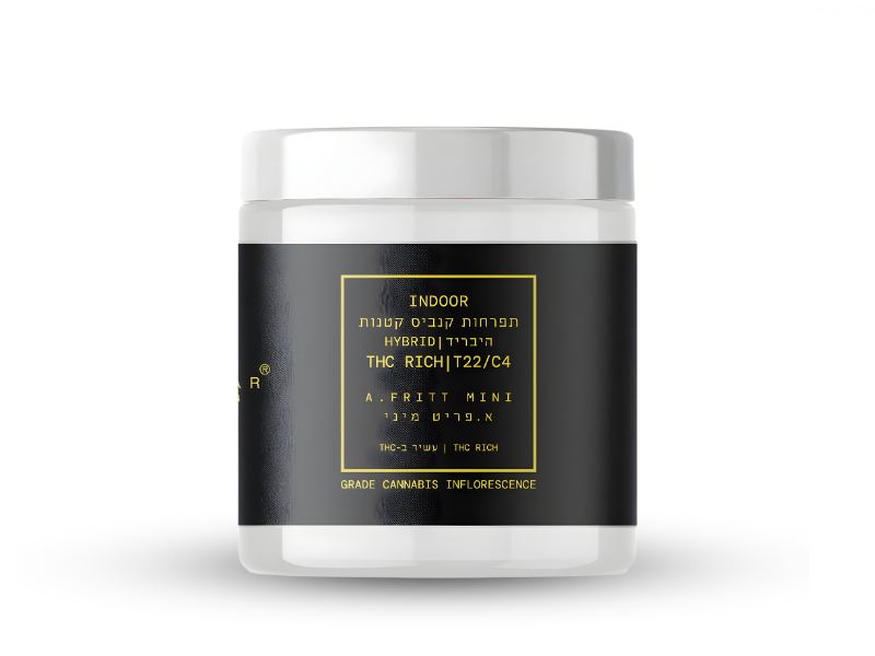 קנאביס רפואי תפרחת א.פריט מיני - T22/C4 - A.Fritt Mini קנאבר יום\לילה - היברידי