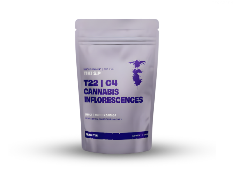 קנאביס רפואי תפרחת טיקי אס.פי - T22/C4 - TIKI S.P טוגדר פארמה לילה - אינדיקה