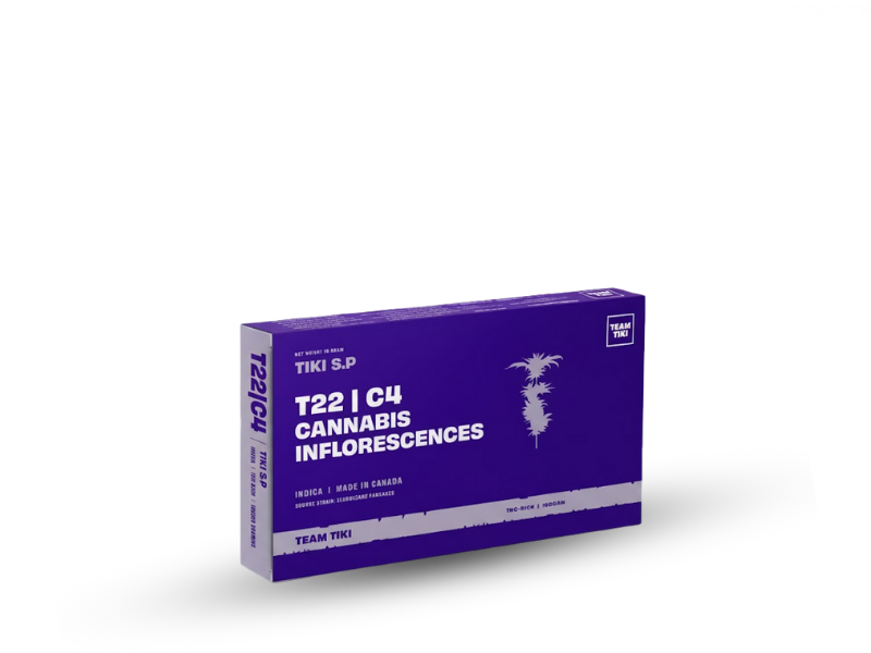 קנאביס רפואי תפרחת טיקי אס.פי - T22/C4 - TIKI S.P טוגדר פארמה לילה - אינדיקה