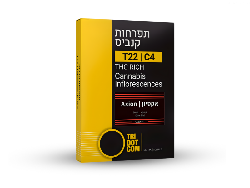 קנאביס רפואי תפרחת אקסיון - T22/C4 - Axion קנדוק יום - סאטיבה