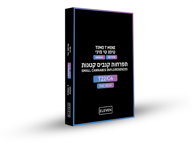 קנאביס רפואי תפרחת טימו.טי מיני - T22/C4 - TIMO.T גרינמד לילה - אינדיקה