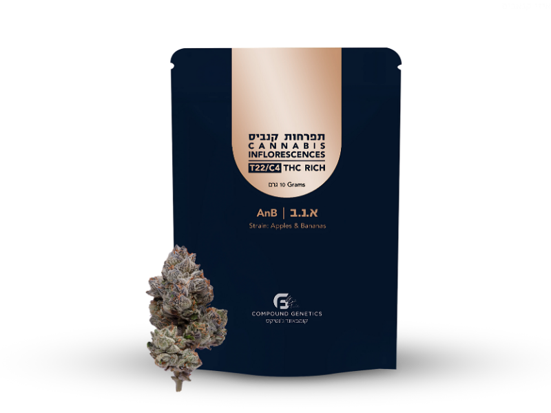 קנאביס רפואי תפרחת א.נ.ב - T22/C4 - ANB גרין פילדס לילה - אינדיקה