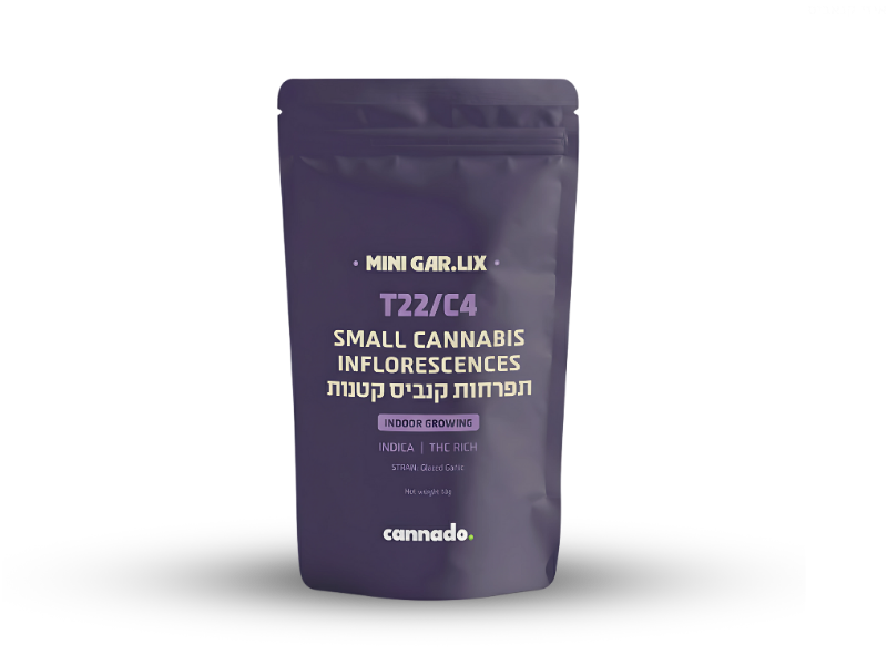 קנאביס רפואי תפרחת גר.ליקס מיני - T22/C4 - Gar.Lix Mini טוגדר פארמה לילה - אינדיקה