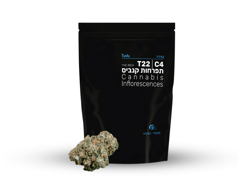 קנאביס רפואי תפרחת טודו - T22/C4 - Tudu גרין פילדס יום - סאטיבה