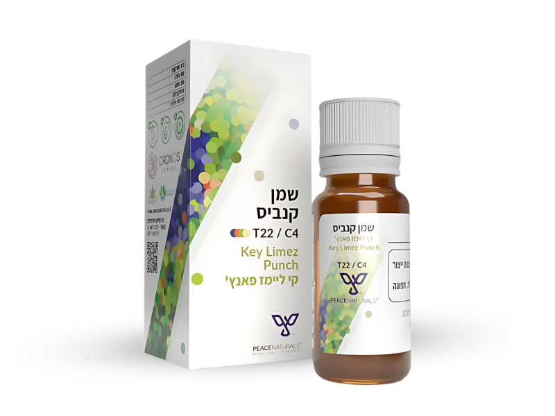 קנאביס רפואי שמן קי ליימז פאנץ' - T22/C4 - Key Limez Punch פיס נטורלס יום - סאטיבה