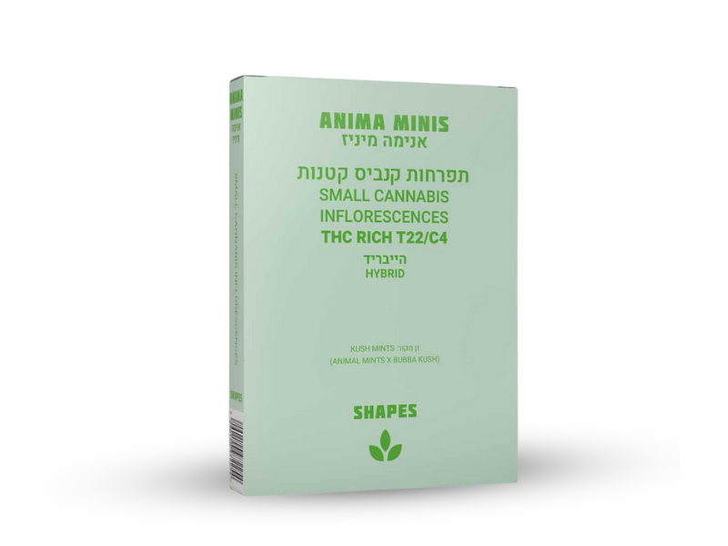 קנאביס רפואי תפרחת אנימה מיני - T22/C4 - Anima Mini קנדוק יום\לילה - היברידי