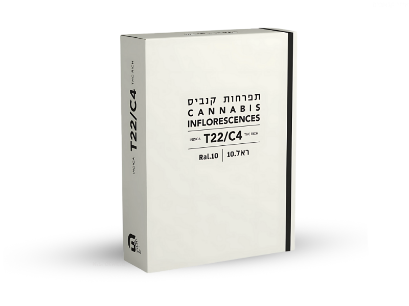 קנאביס רפואי תפרחת ראל.10 - T22/C4 - RAL.10 גרין פילדס לילה - אינדיקה