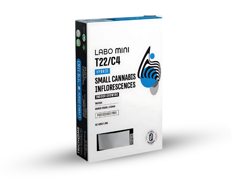 קנאביס רפואי תפרחת לאבו מיני - T22/C4 - Labo Mini טריכום יום\לילה - היברידי