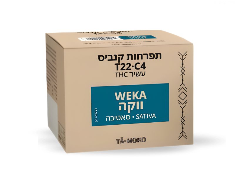 קנאביס רפואי תפרחת ווקה - T22/C4 - Weka בזלת פארמה יום - סאטיבה
