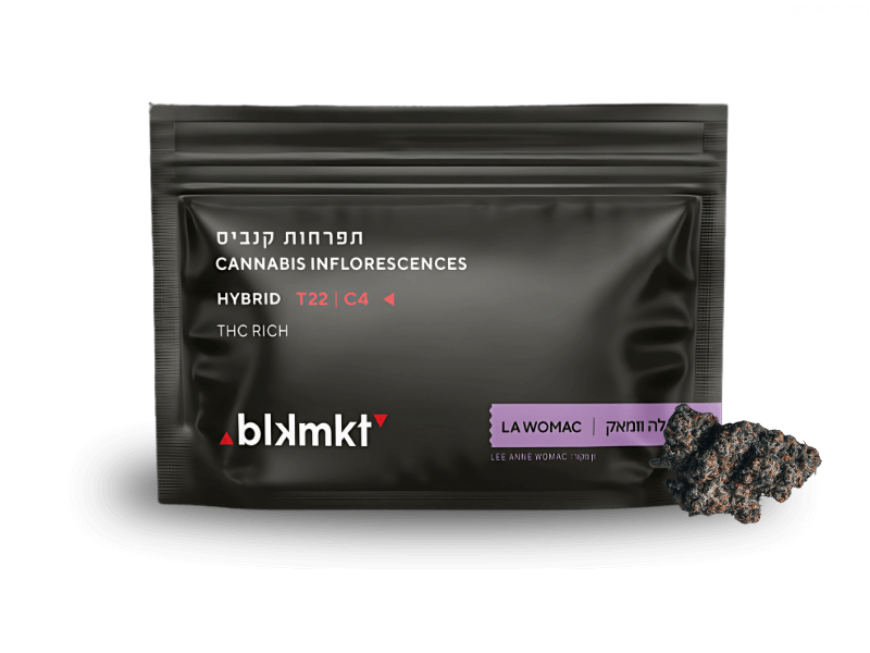 קנאביס רפואי תפרחת לה וומאק - T22/C4 - LA Womac איי.אמ.סי יום\לילה - היברידי