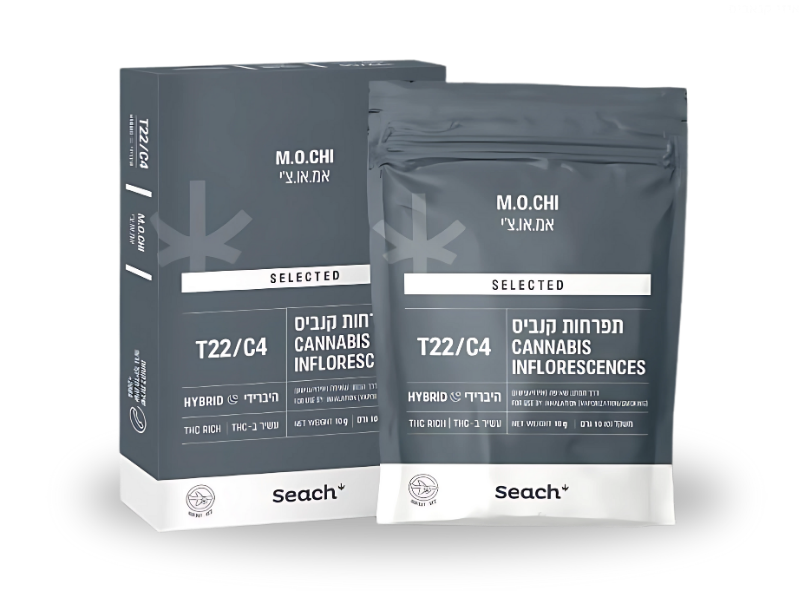 קנאביס רפואי תפרחת אמ.או.צ'י - T22/C4 - M.O.Chi שיח מדיקל יום\לילה - היברידי