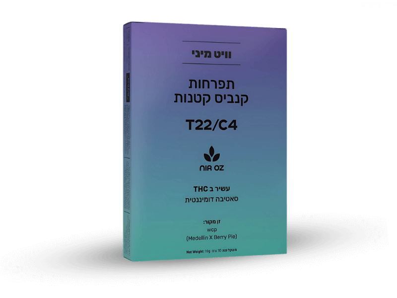 קנאביס רפואי תפרחת ווייט מיני - T22/C4 - White Mini קנדוק יום - סאטיבה