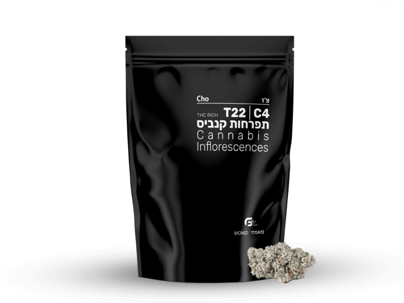 קנאביס רפואי תפרחת צ'ו - T22/C4 - Cho גרין פילדס יום\לילה - היברידי