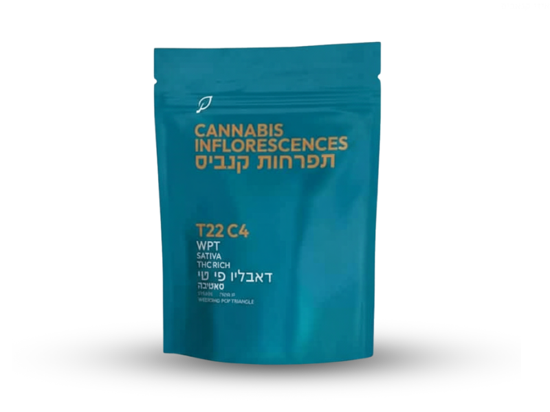 קנאביס רפואי תפרחת דאבליו.פי.טי - T22/C4 - WPT בזלת פארמה יום - סאטיבה