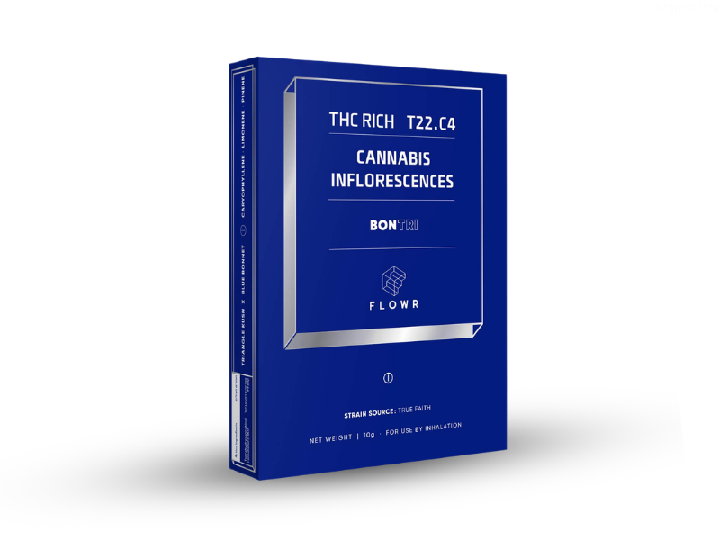 קנאביס רפואי תפרחת בונטרי - T22/C4 - Bontri איי.אמ.סי לילה - אינדיקה
