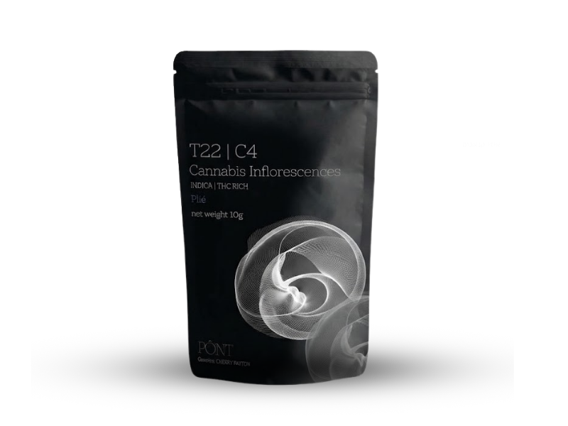 קנאביס רפואי תפרחת פלייה - T22/C4 - Plié פלאנטק מדיקל לילה - אינדיקה