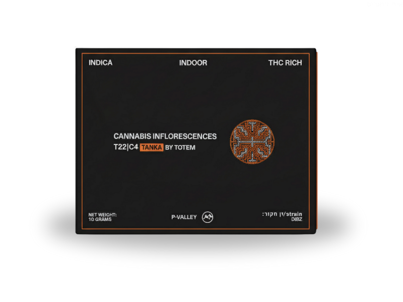 קנאביס רפואי תפרחת טנקה - T22/C4 - Tanka קנדוק לילה - אינדיקה