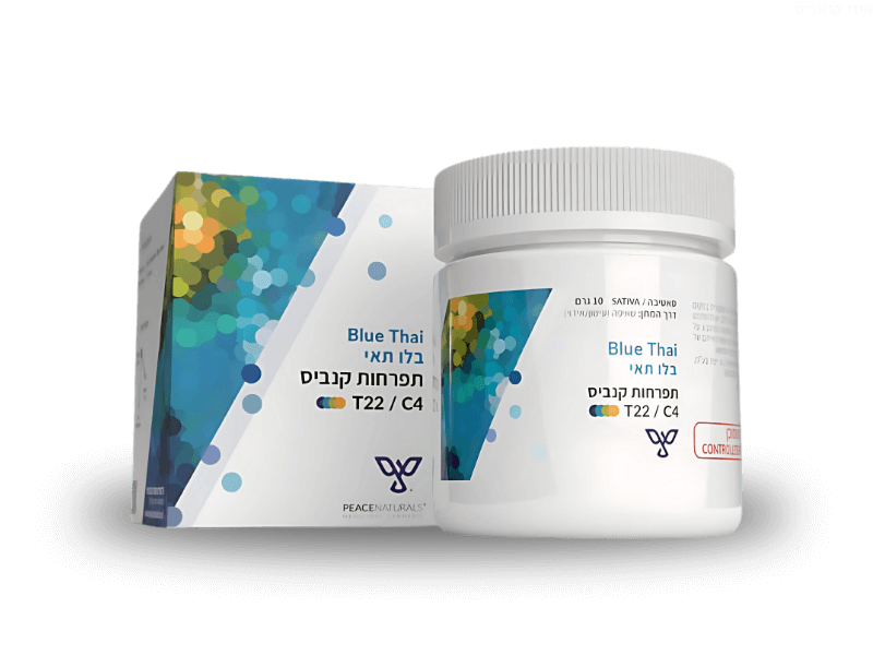 קנאביס רפואי תפרחת בלו תאי - T22/C4 - Blue Thai פיס נטורלס יום - סאטיבה