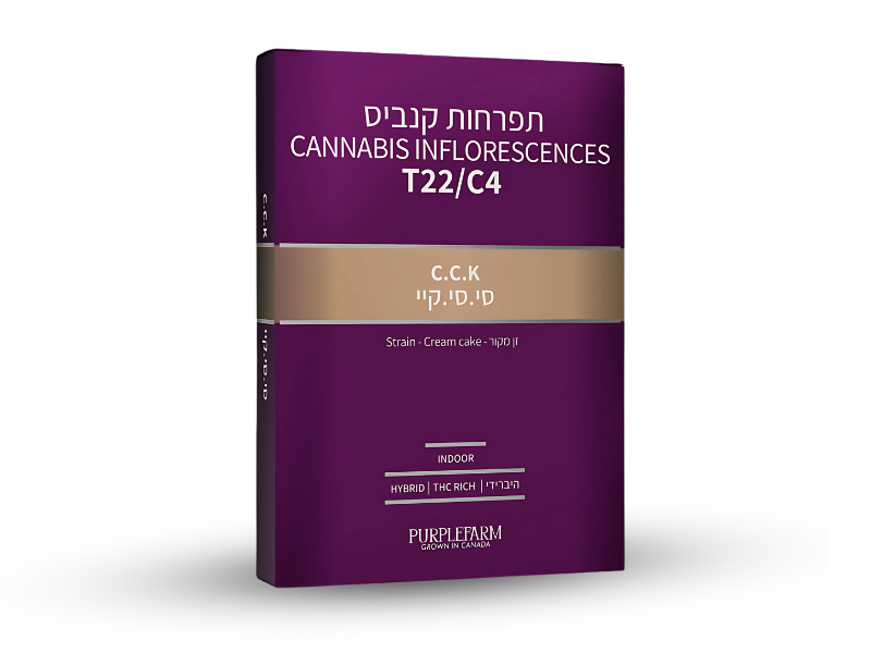 קנאביס רפואי תפרחת סי.סי.קיי - T22/C4 - C.C.K קנדוק יום\לילה - היברידי