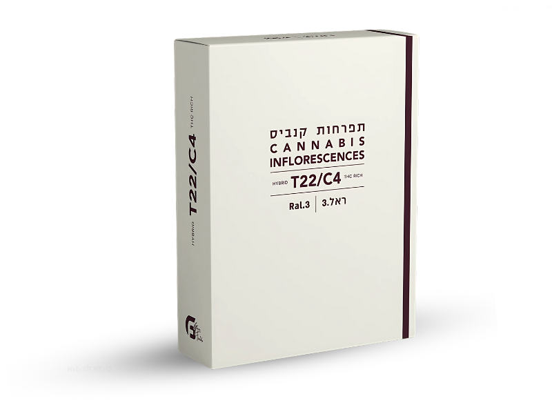 קנאביס רפואי תפרחת ראל.3 - T22/C4 - RAL.3 גרין פילדס יום\לילה - היברידי