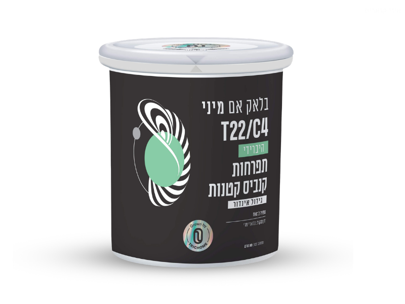 קנאביס רפואי תפרחת בלאק אם מיני - T22/C4 - Black M Mini טריכום יום\לילה - היברידי