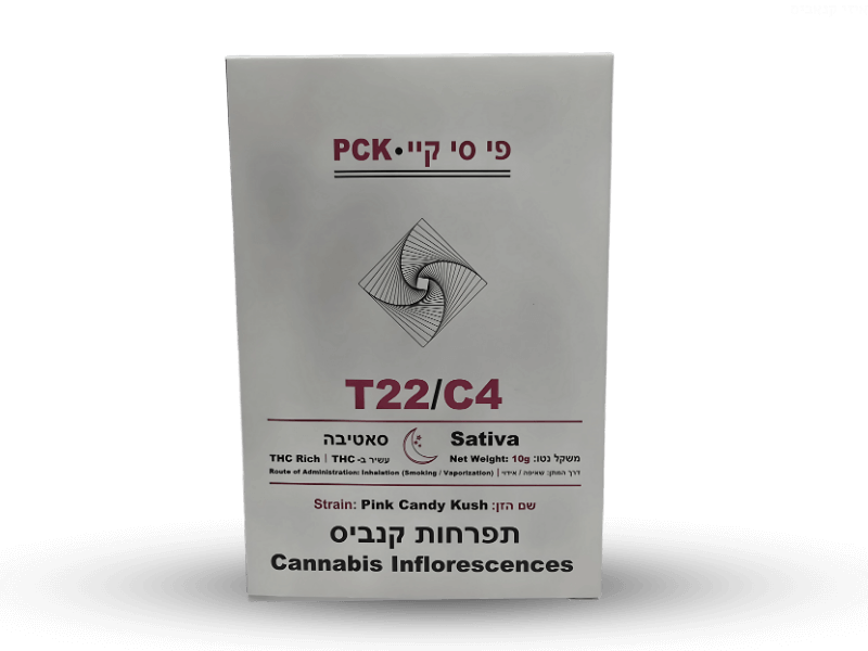 קנאביס רפואי תפרחת פי סי קיי - T22/C4 - PCK הרמוני יום - סאטיבה